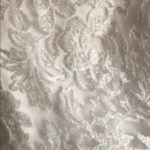 La Belle Dresses - Formal White Lace Dress La Belle Dresses - Formal White Lace Dress